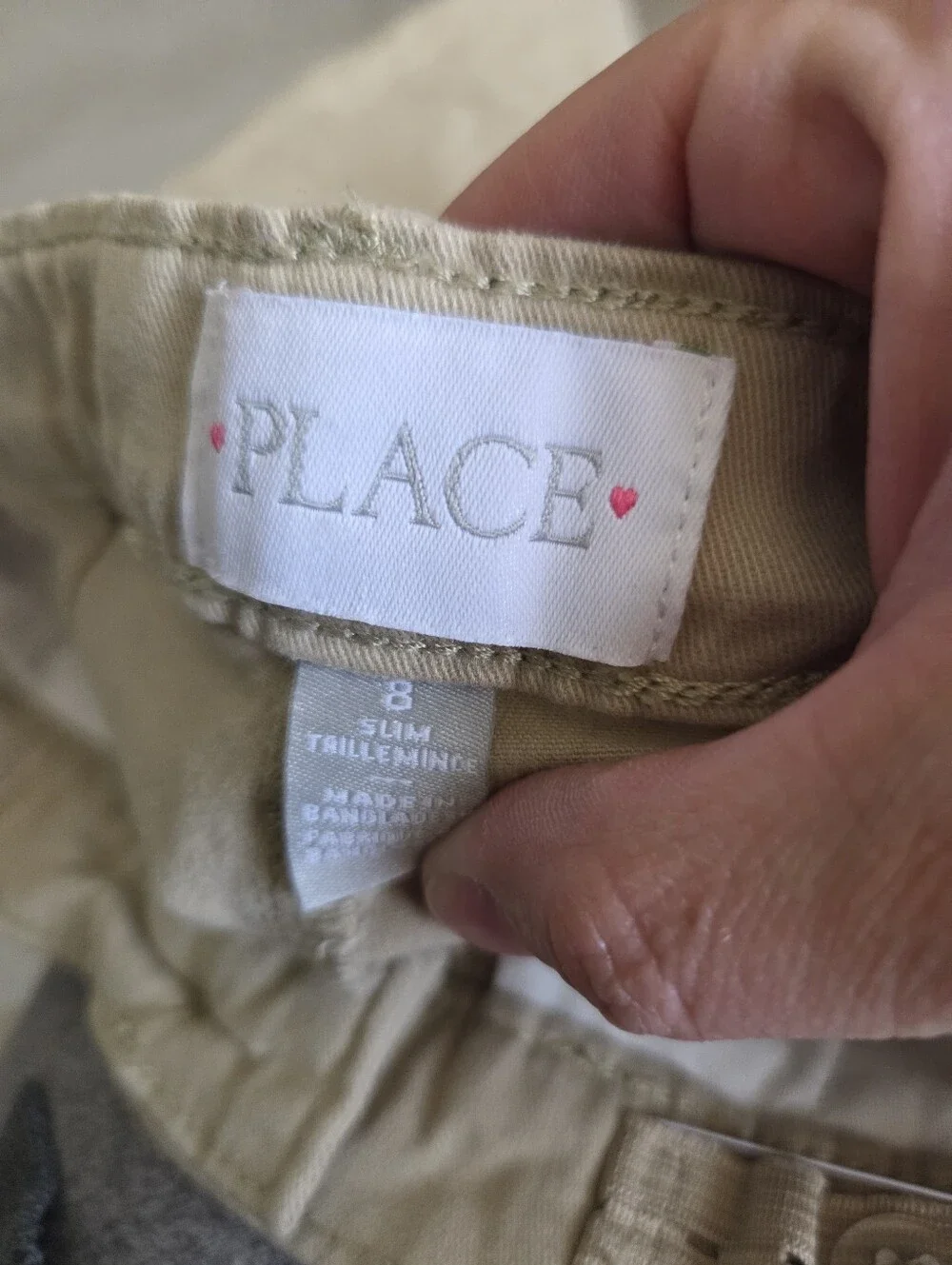 Children's Place girls uniform stretch chino shorts Bundle, Sz 8 NWOT